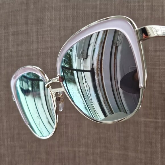 MCM Women Sunglasses Gold/Pink Tone MCM110SK 58[]16 140 Eyewear made in Italy - Picture 5 of 13